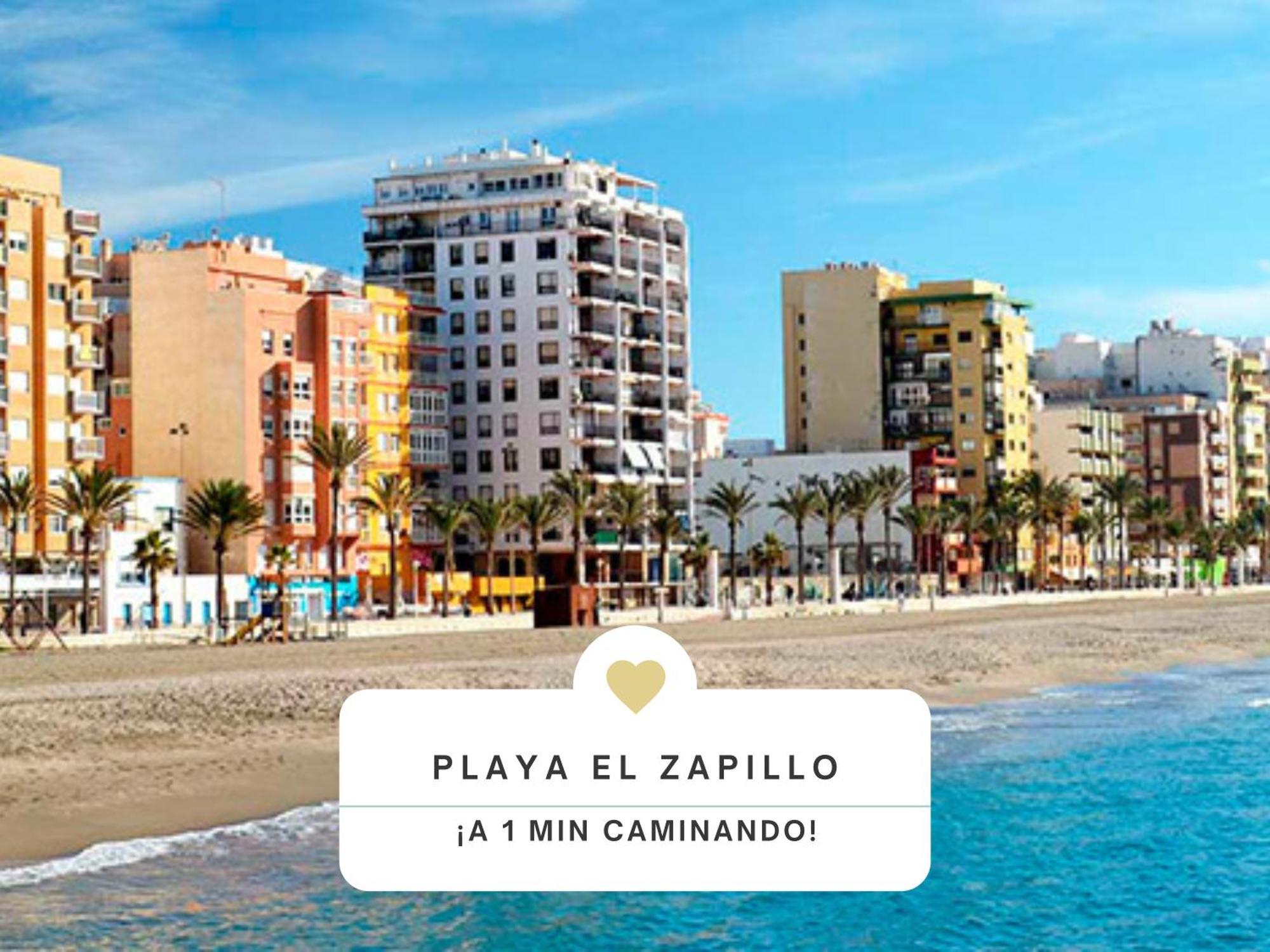 Acogedor Apartamento A 30 Metros De La Playa - Wifi - Smarttv Almería Exterior foto